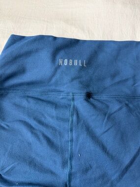 NOBULL Performance Leggings in Slate Blue cropped